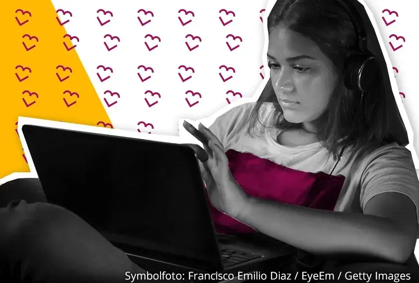 M&auml;dchen mit Tablet