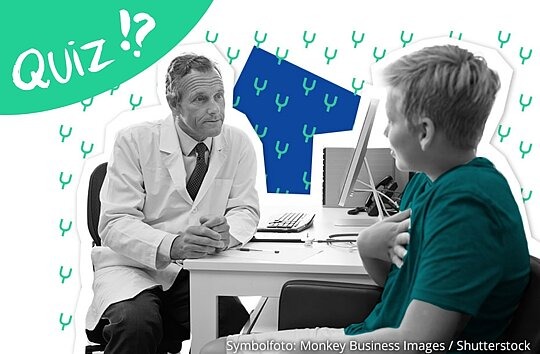 Bild mit Schriftzug Teste Dich