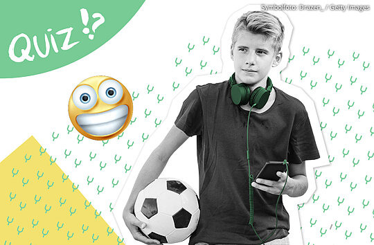 Bild mit Schriftzug Teste Dich