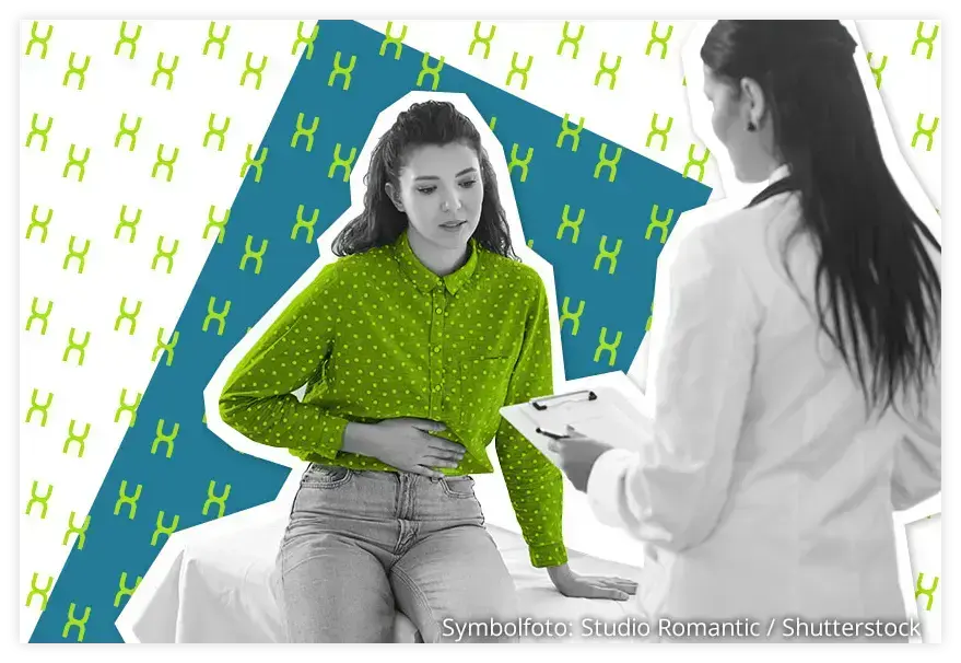 M&auml;dchen im Gespr&auml;ch mit &Auml;rztin