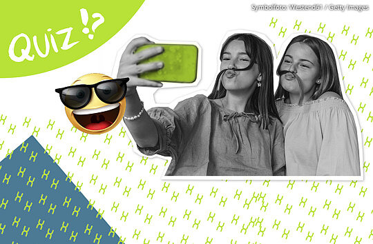 Bild mit Schriftzug Teste Dich