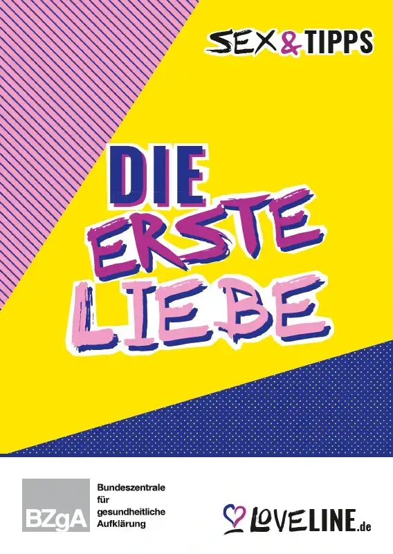 Titelblatt der Brosch&uuml;re Sex & Tipps Die erste Liebe
