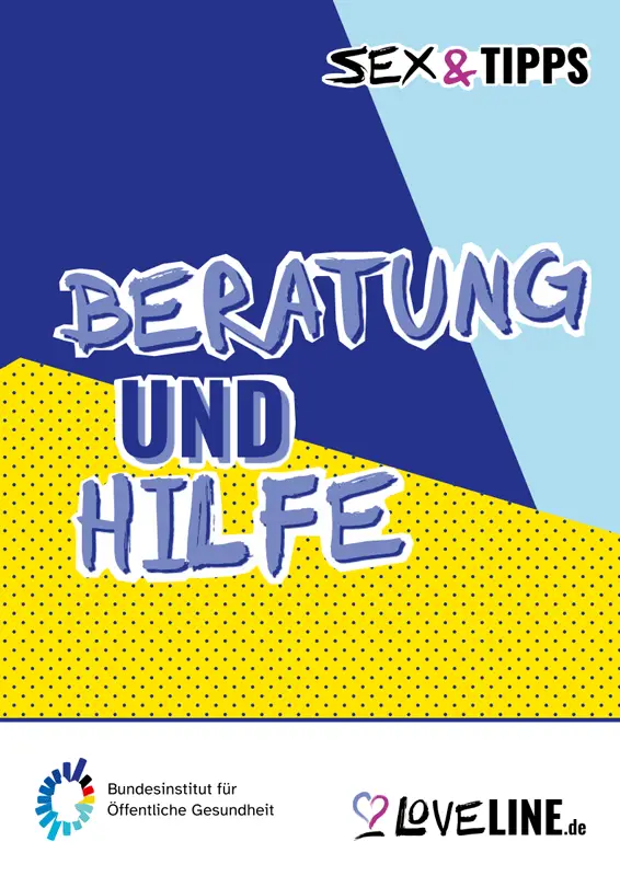 Titelbild der Brosch&uuml;re Sex & Tipps &ndash; Beratung und Hilfe