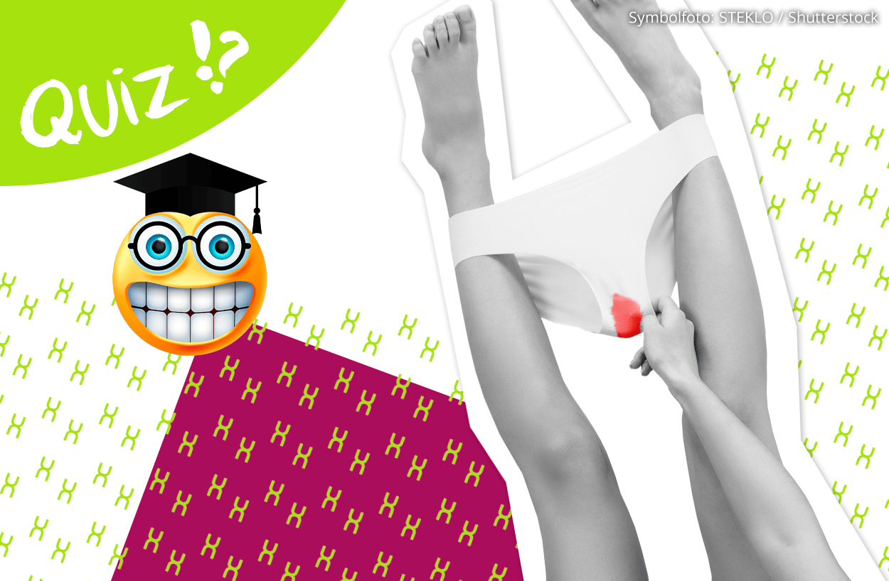 Illustration/Symbolbild: Quiz Menstruation