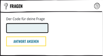 Frage Code eingeben