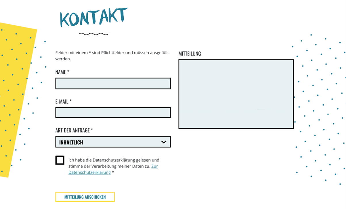 Kontakt Formular