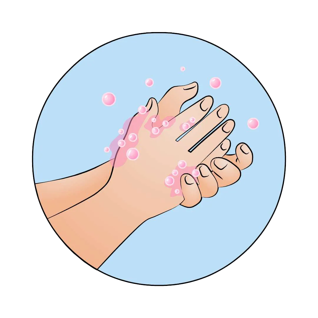 Illustration: H&auml;nde waschen