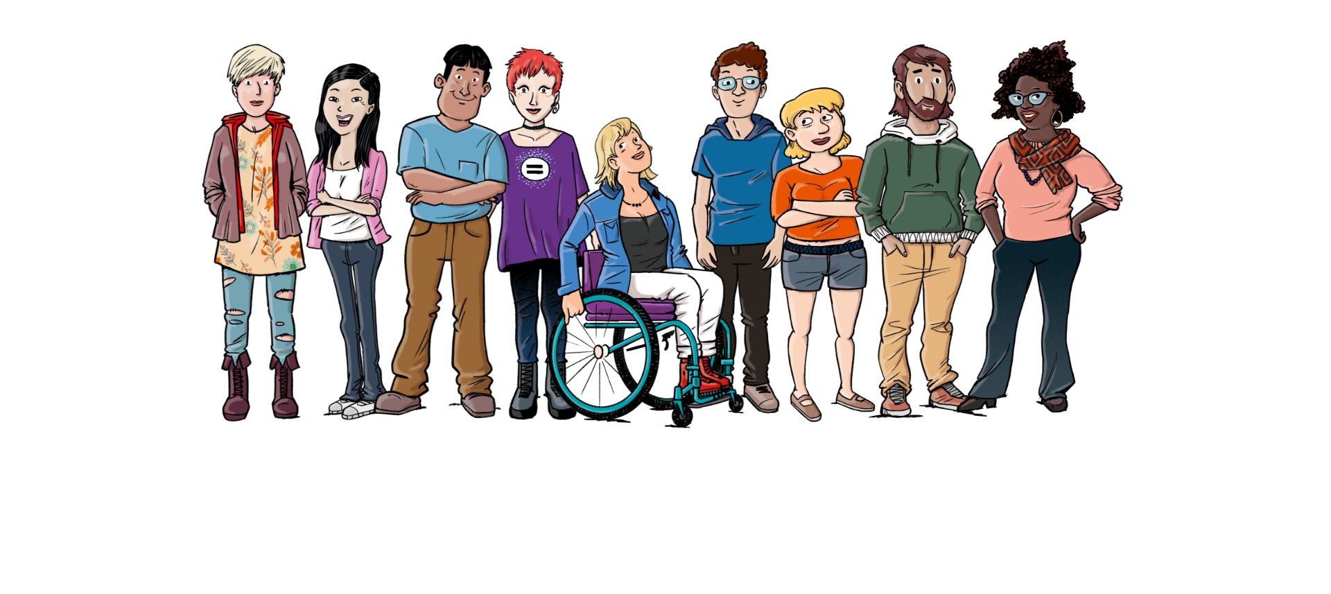 Gruppe der herzfroh 2.0 Figuren