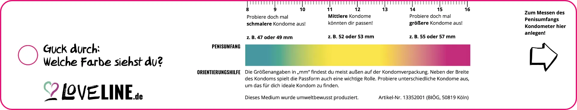 Symbolbild: Kondometer R&uuml;ckseite
