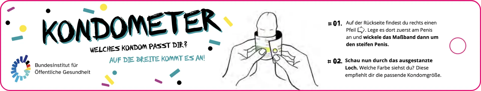 Symbolbild: Kondometer Vorderseite